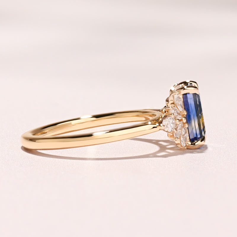 Valea Ring I 1.85ct Rectangular Ceylon Sapphire