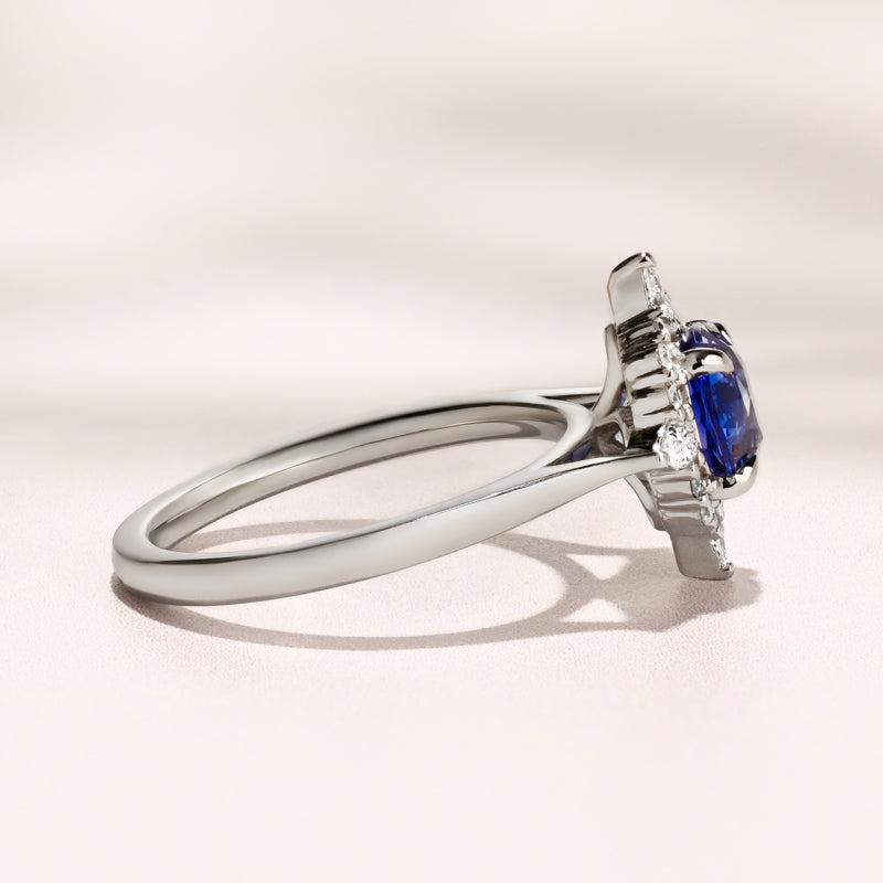 Lyric Ring I 1.68ct Round Ceylon Sapphire