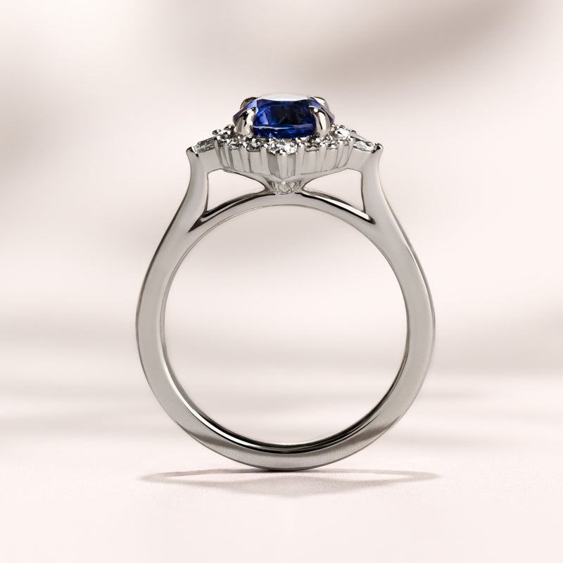 Lyric Ring I 1.68ct Round Ceylon Sapphire