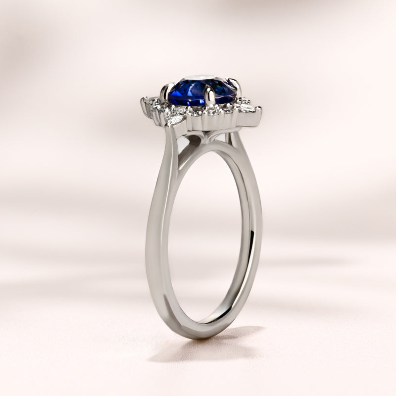 Lyric Ring I 1.68ct Round Ceylon Sapphire