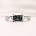 Savannah Ring I 1.63ct Teal Sapphire