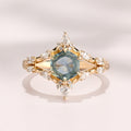Junia Ring I 1.09ct Montana Hexagon Sapphire