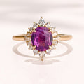 Corona Ring | 2.02ct Oval Pink Sapphire